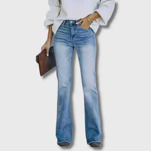 Jessica's Stylish Bootcut Jeans – Elegant & Comfortable