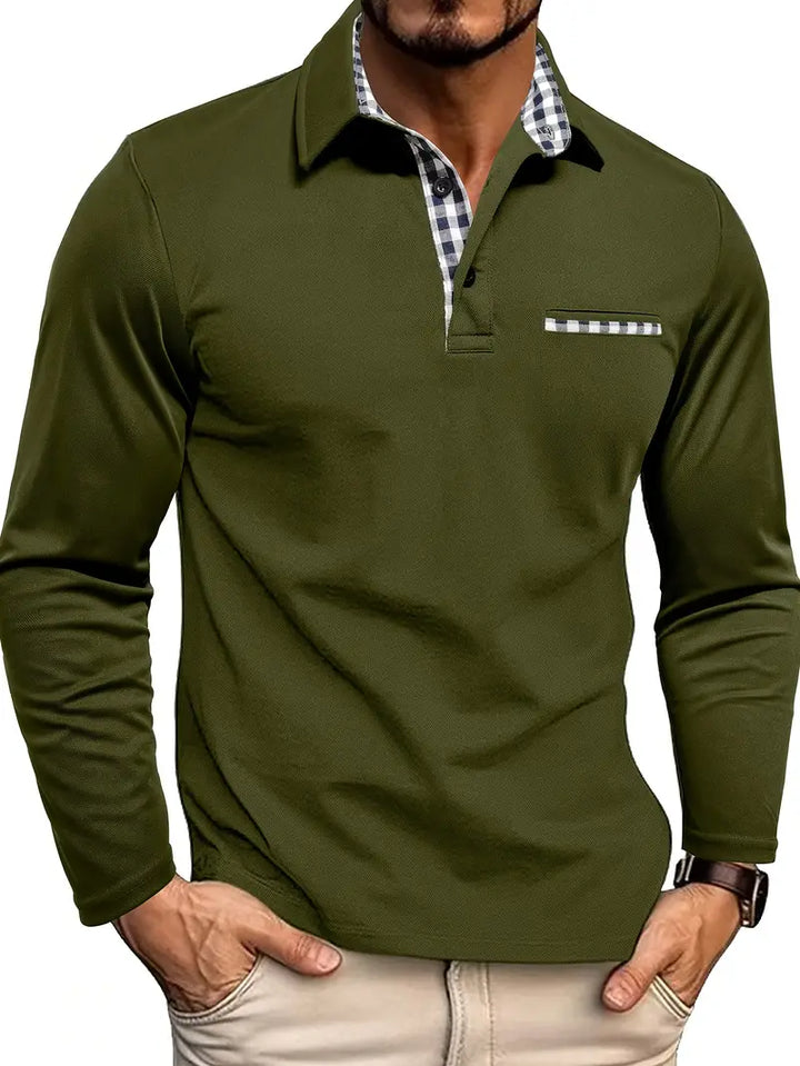 Julian | Long-Sleeve Polo Shirt