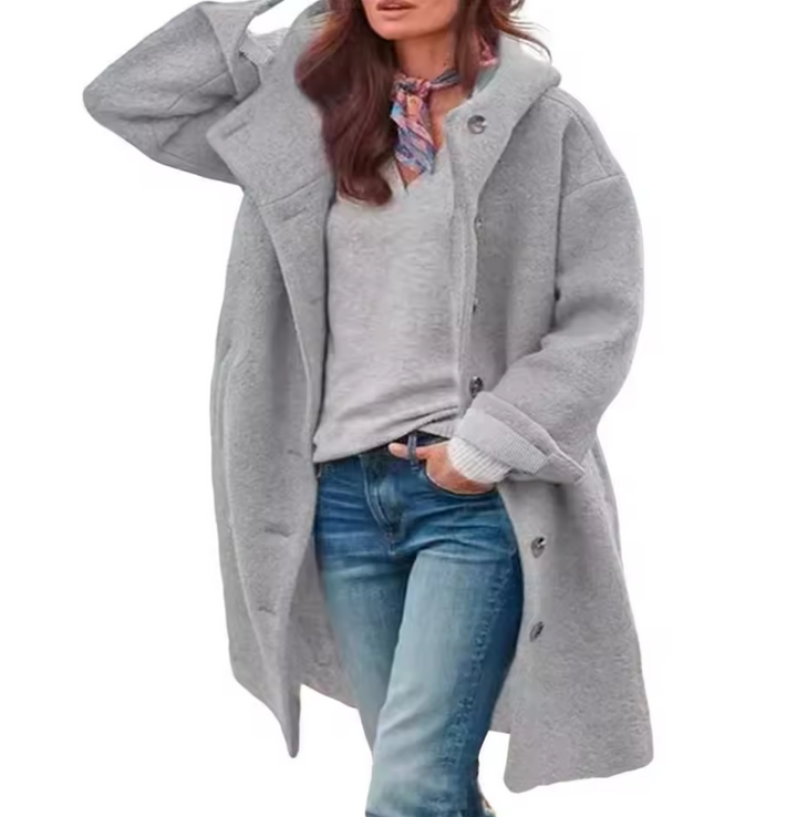 Sophia | Cozy Hooded Coat