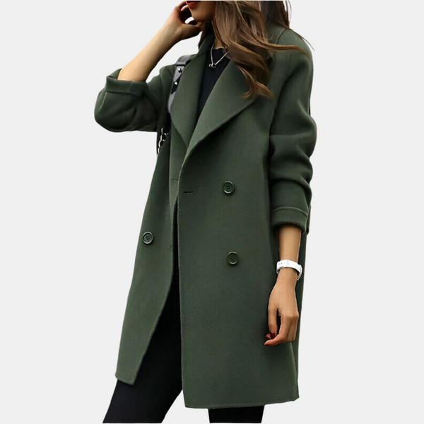 Elegant Clarisse Trench Coat – Timeless Style & Comfort