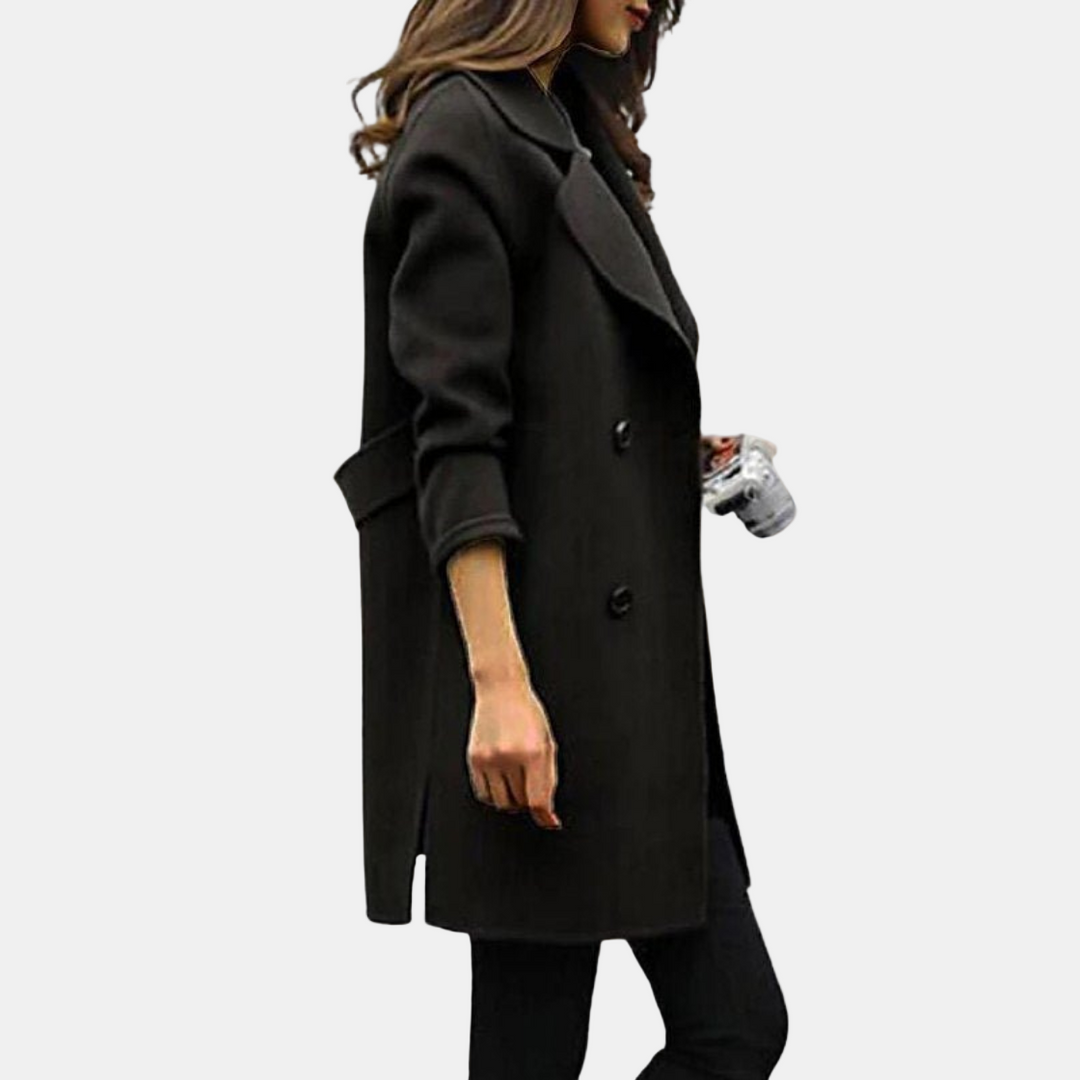 Elegant Clarisse Trench Coat – Timeless Style & Comfort