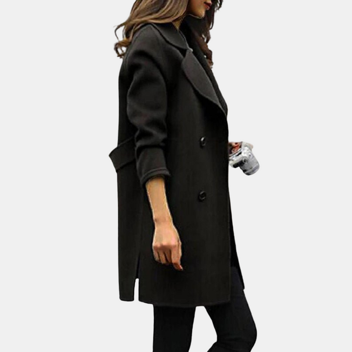 Elegant Clarisse Trench Coat – Timeless Style & Comfort