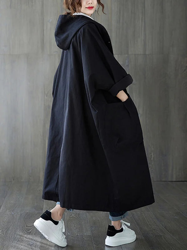 Julianne Waterproof Long Coat – Stylish & Durable
