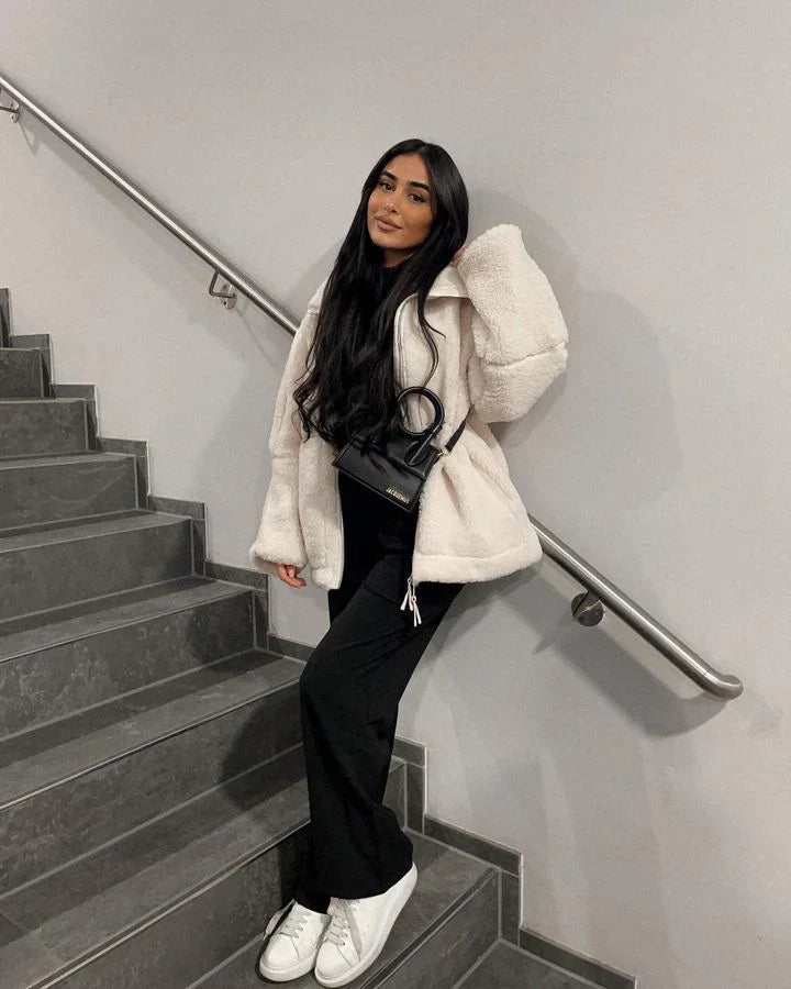 Aurora | Cozy Teddy Coat