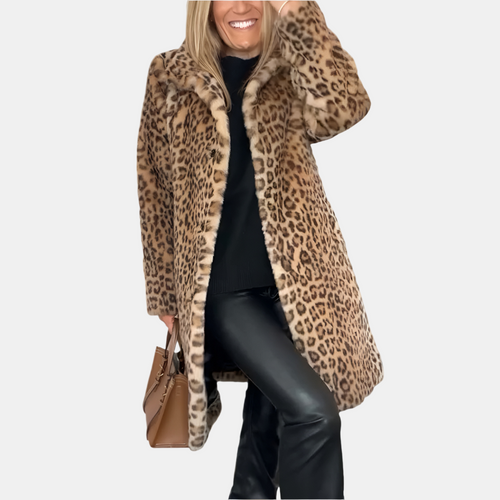 Zara Leopard Print Coat – Chic & Trendy