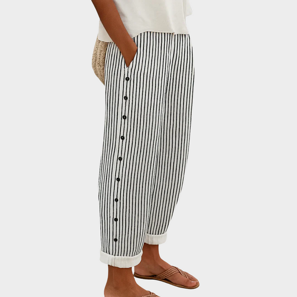 REA | Stylish Striped Casual Pants – Ultra Comfortable