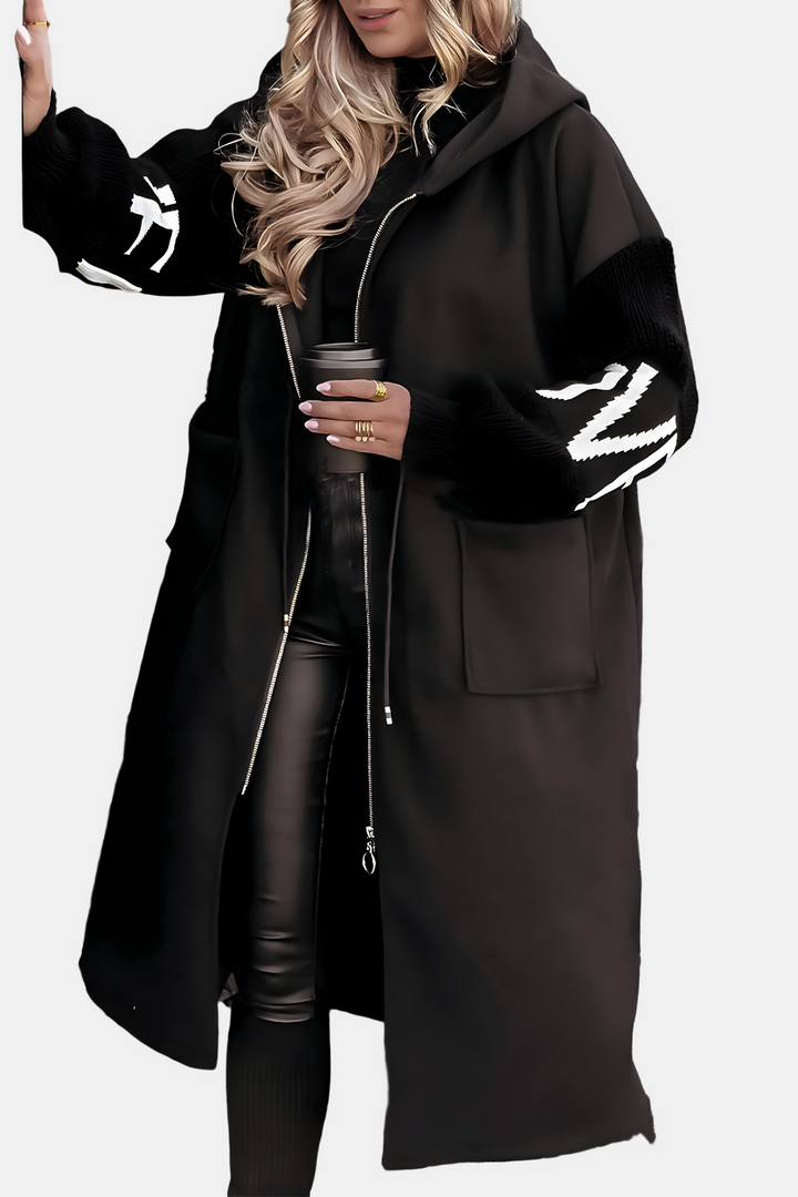 Sleek Ophelia Long Windbreaker Jacket – Stylish & Weatherproof