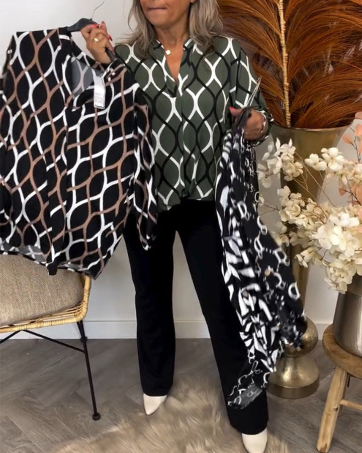 Harper | Graphic Print Blouse
