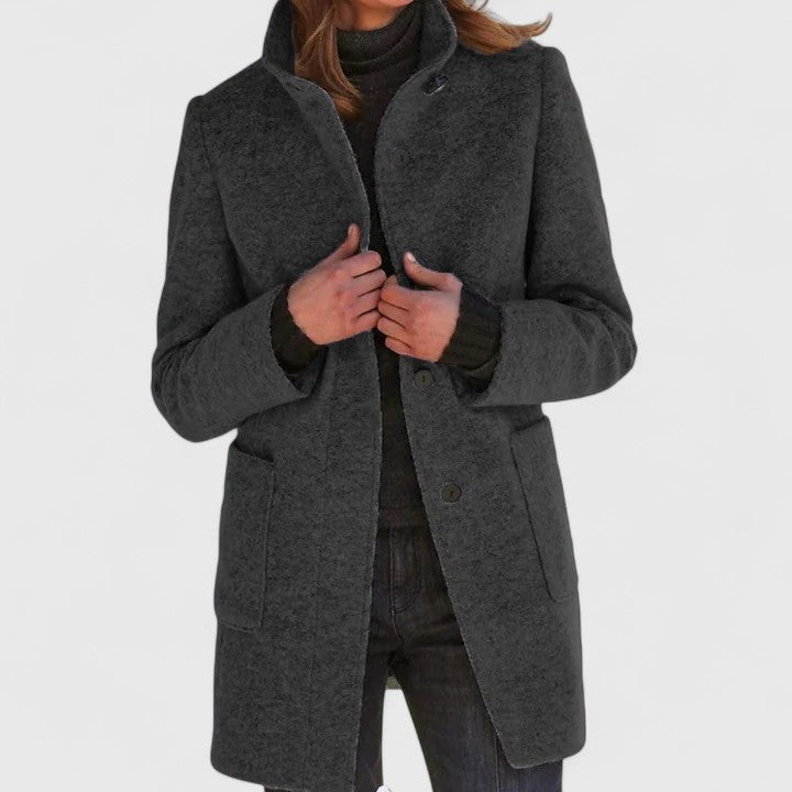 Grace | Elegant Wool-Blend Coat