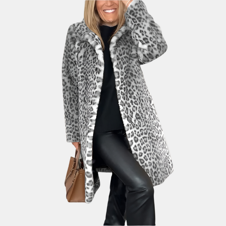 Zara Leopard Print Coat – Chic & Trendy