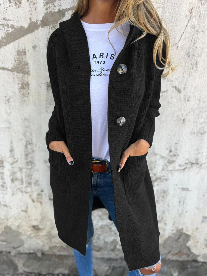 Giselle | Stylish Long Cardigan – Cozy & Chic