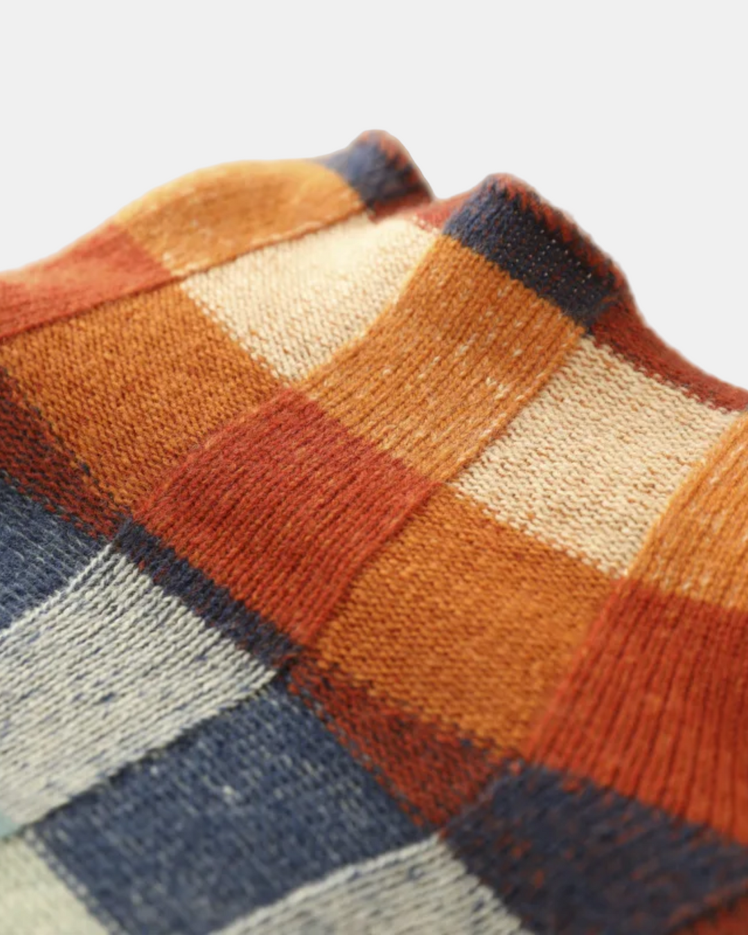 Tynara | Trendy Patchwork Turtleneck Sweater – Cozy & Chic