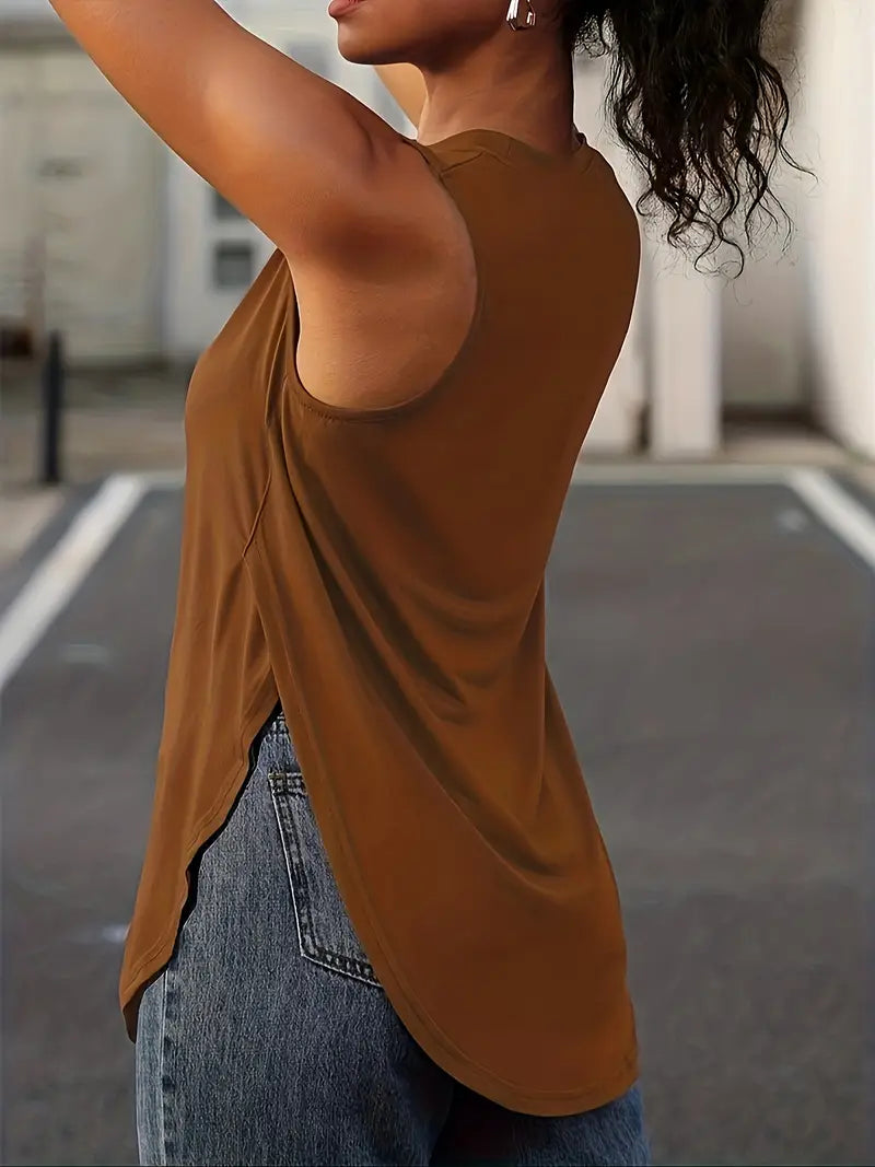MYLES | CHIC SLEEVELESS SHIRT