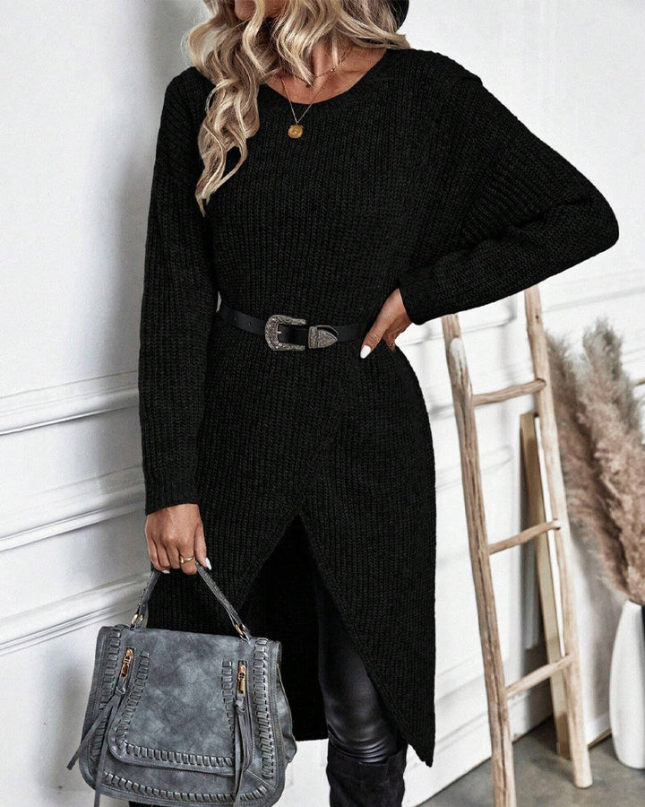 Isabelle | Long Knit Sweater Dress