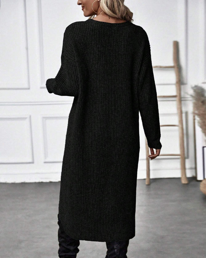 Isabelle | Long Knit Sweater Dress