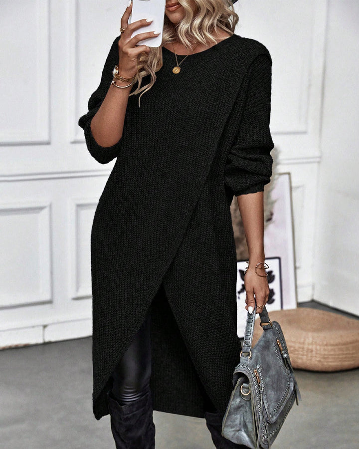 Isabelle | Long Knit Sweater Dress