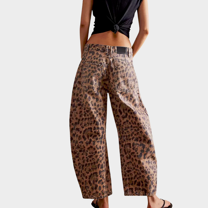 Edith Leopard Print Lounge Pants – Cozy & Fashionable