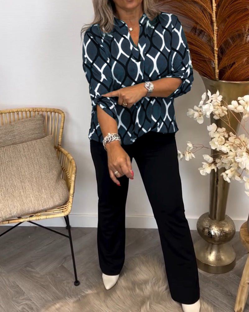 Harper | Graphic Print Blouse