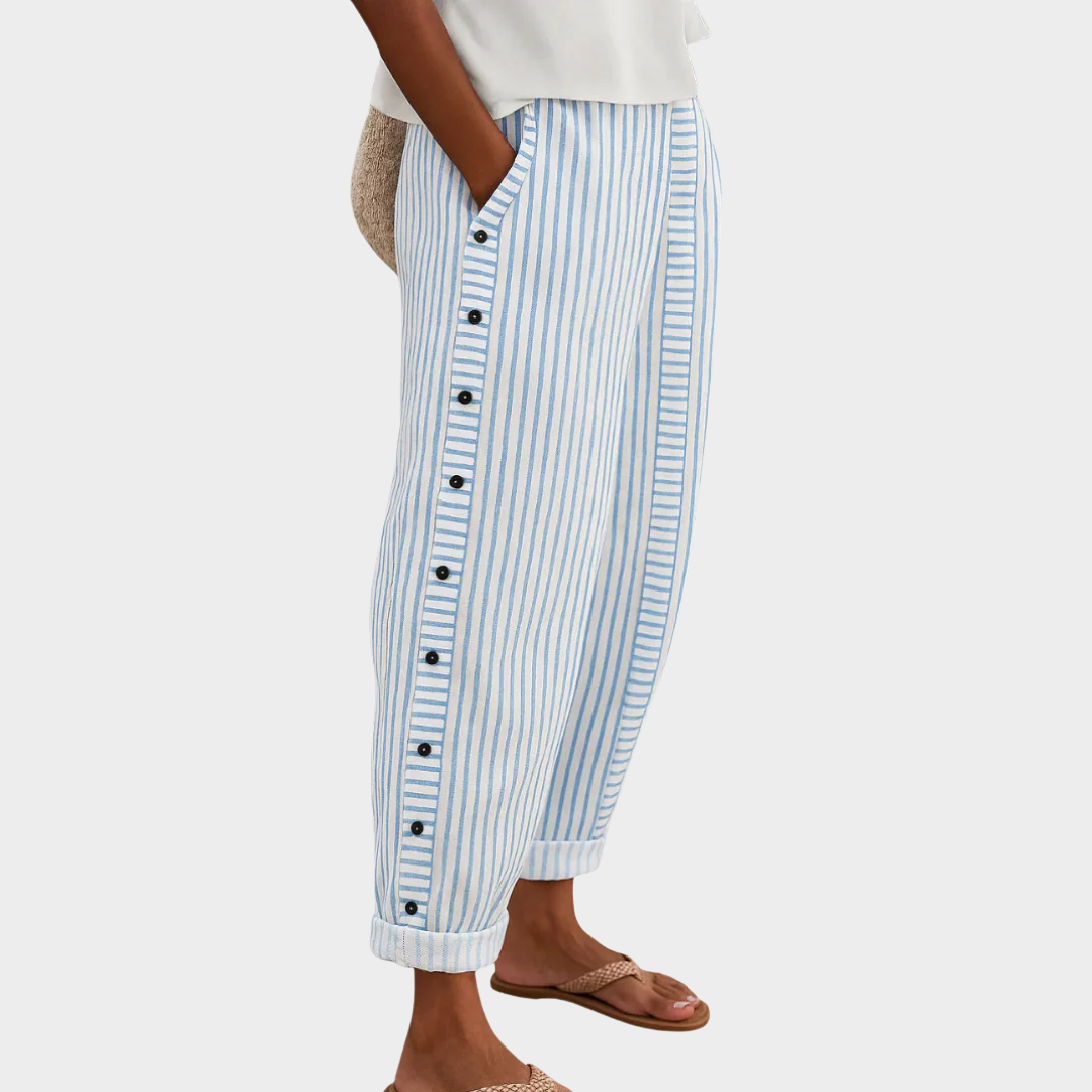 REA | Stylish Striped Casual Pants – Ultra Comfortable