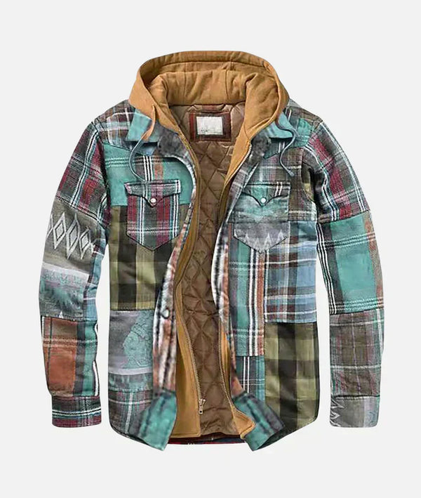 Savrani™ | Patchwork Check Jacket