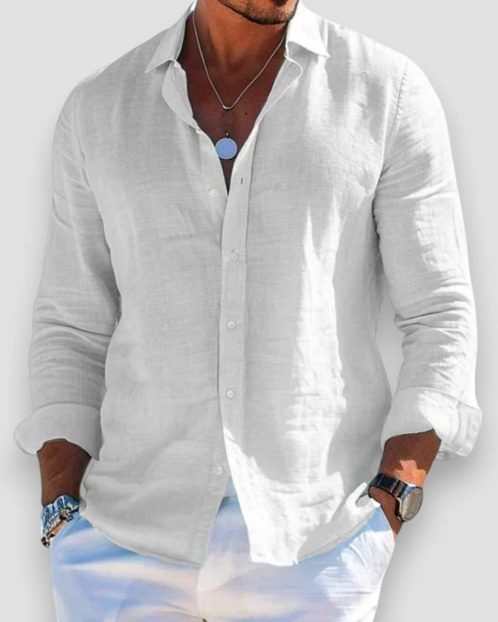 Adrian | Classic Linen Shirt