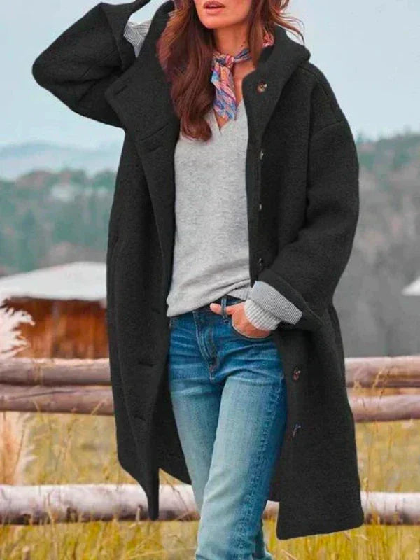 AMELIE - Elegant Long Winter Coat – Chic & Cozy