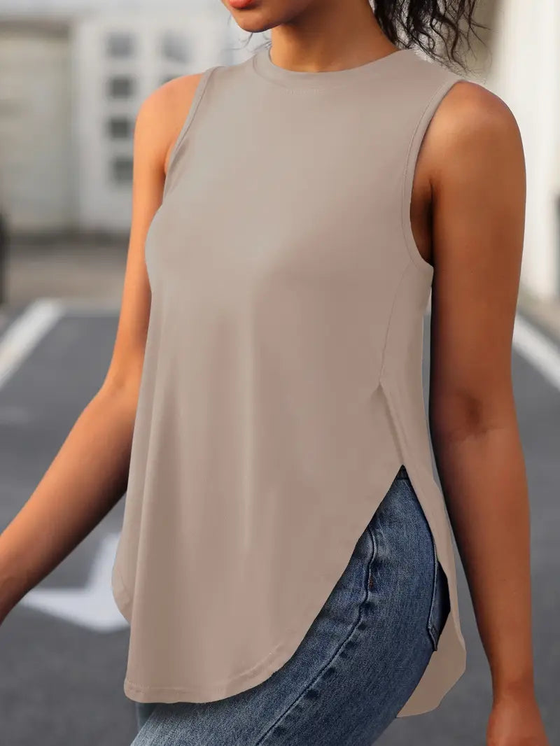 MYLES | CHIC SLEEVELESS SHIRT