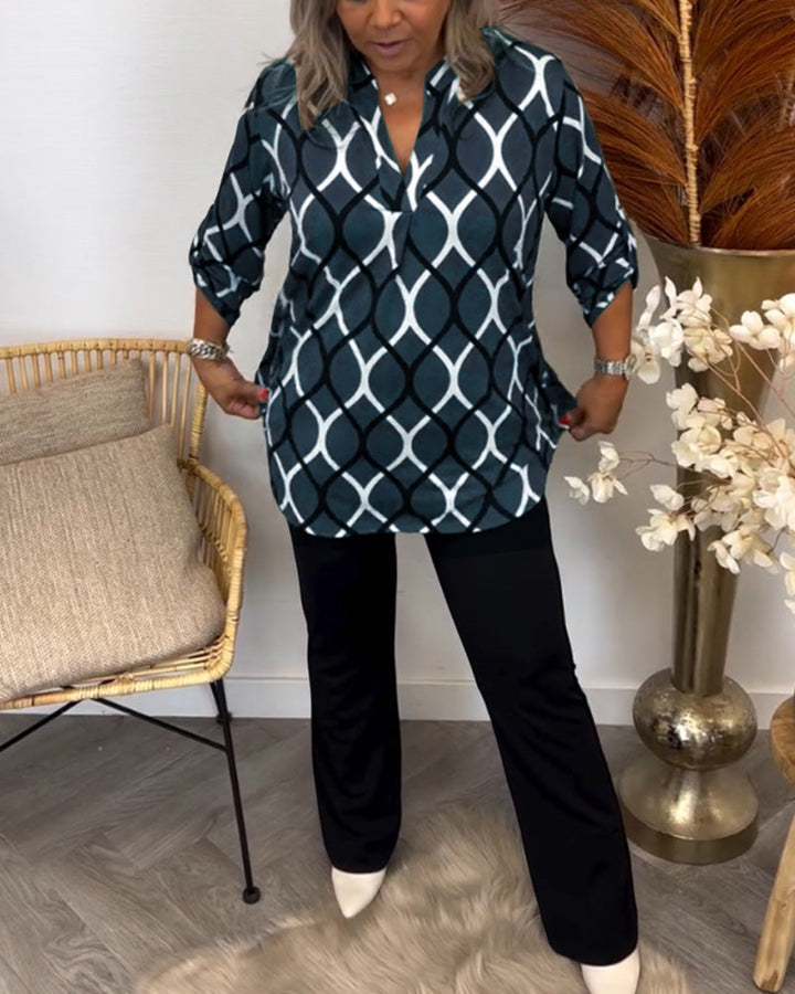 Harper | Graphic Print Blouse