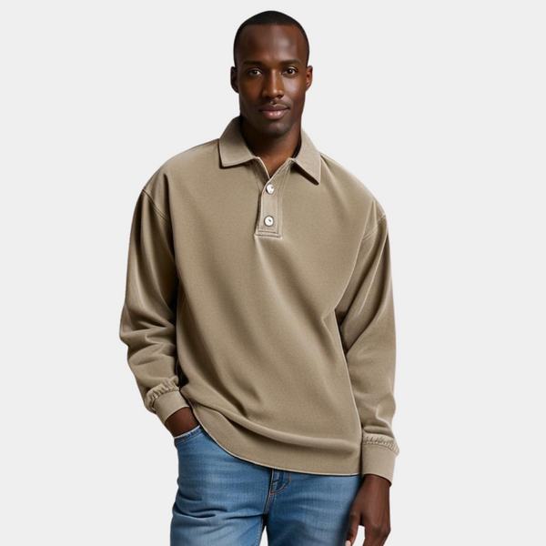 Daniel | Vintage Long Sleeve Polo