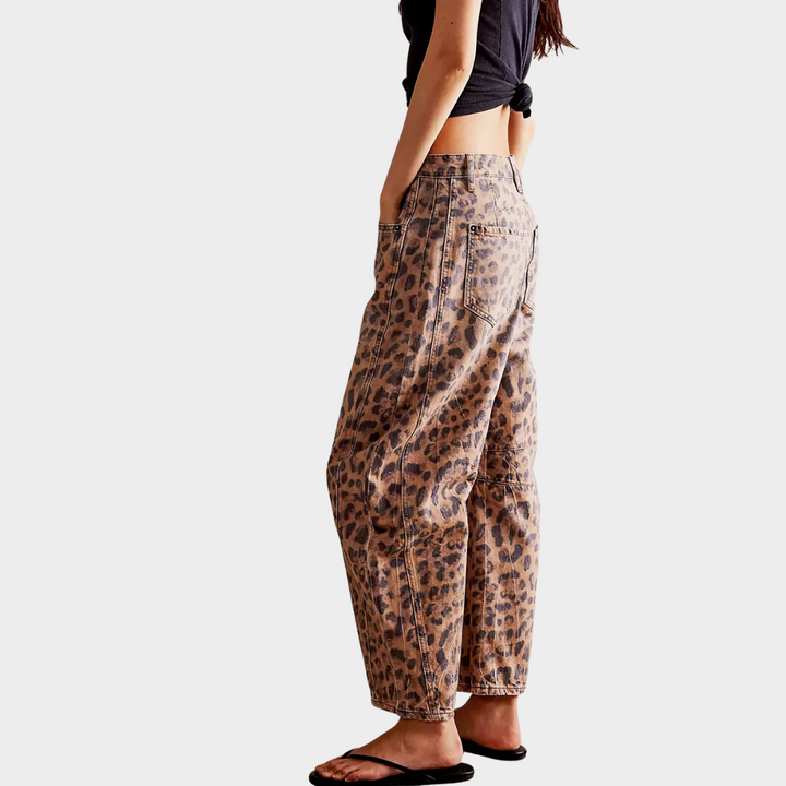 Edith Leopard Print Lounge Pants – Cozy & Fashionable