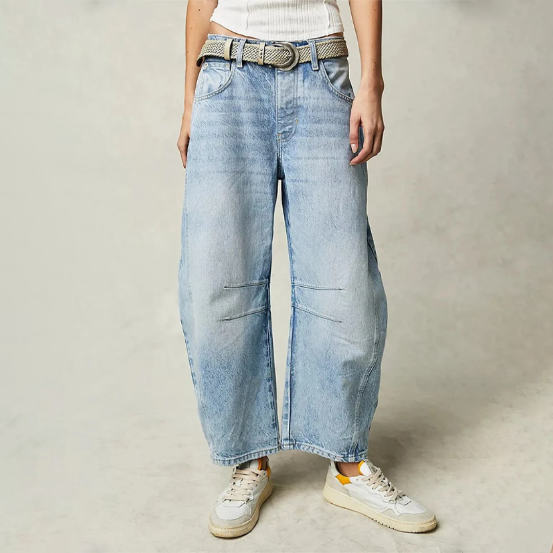 Stylish Wide-Leg Jeans – Trendy & Chic
