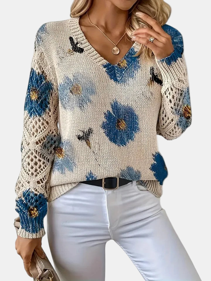 Amelie – Elegant Floral Cardigan for Women