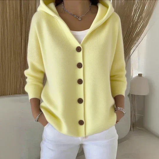 Felicia Hooded Cardigan – Stylish & Trendy