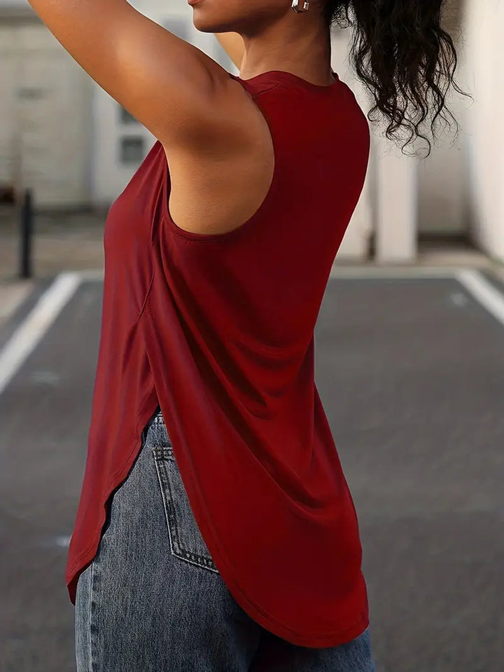 MYLES | CHIC SLEEVELESS SHIRT