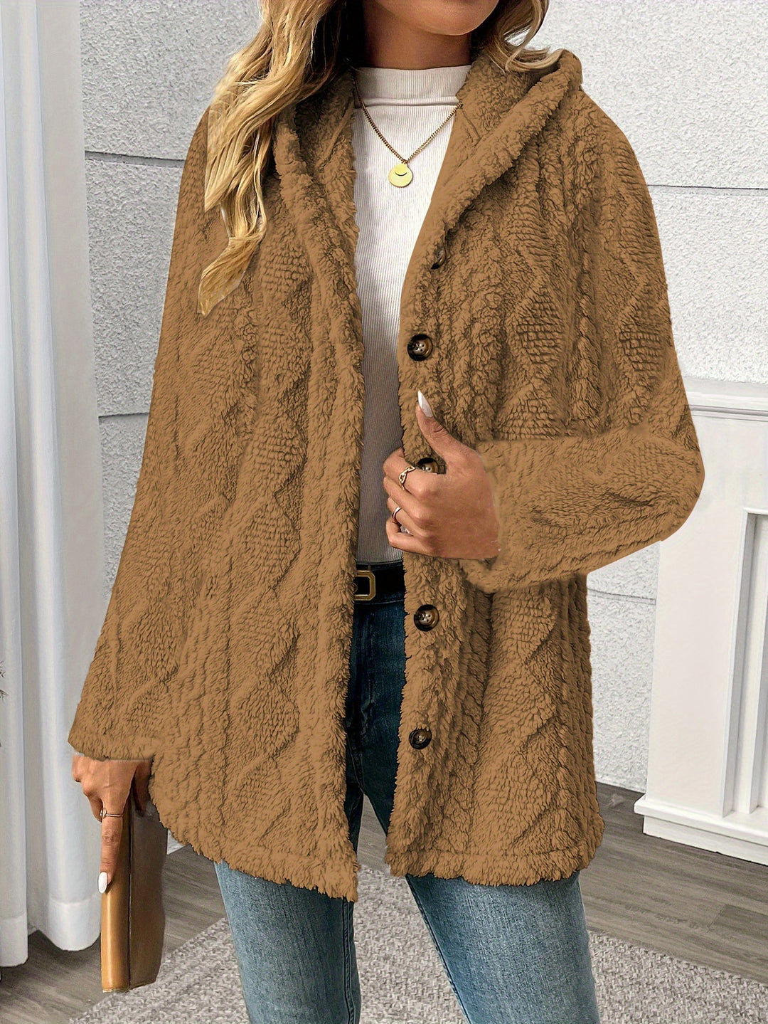 Celeste | Hooded Teddy Jacket