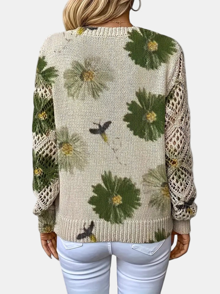 Amelie – Elegant Floral Cardigan for Women