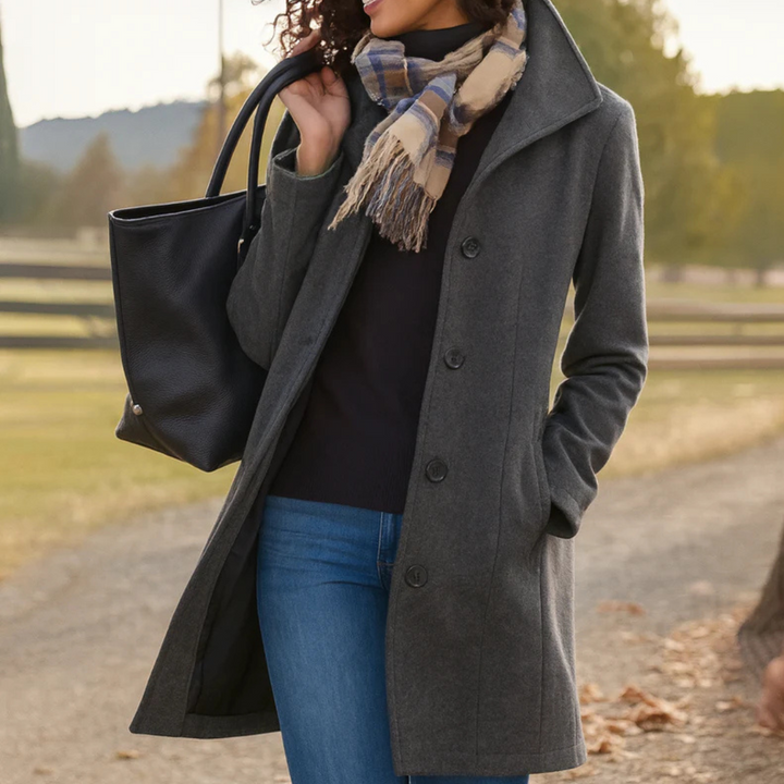Leila | Classic Wool Coat