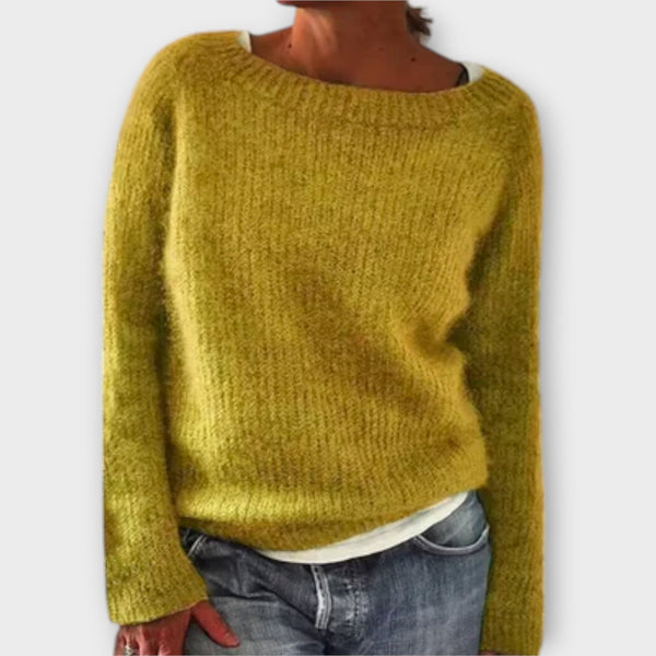 Regine – Cozy Solid Colour Knit Sweater