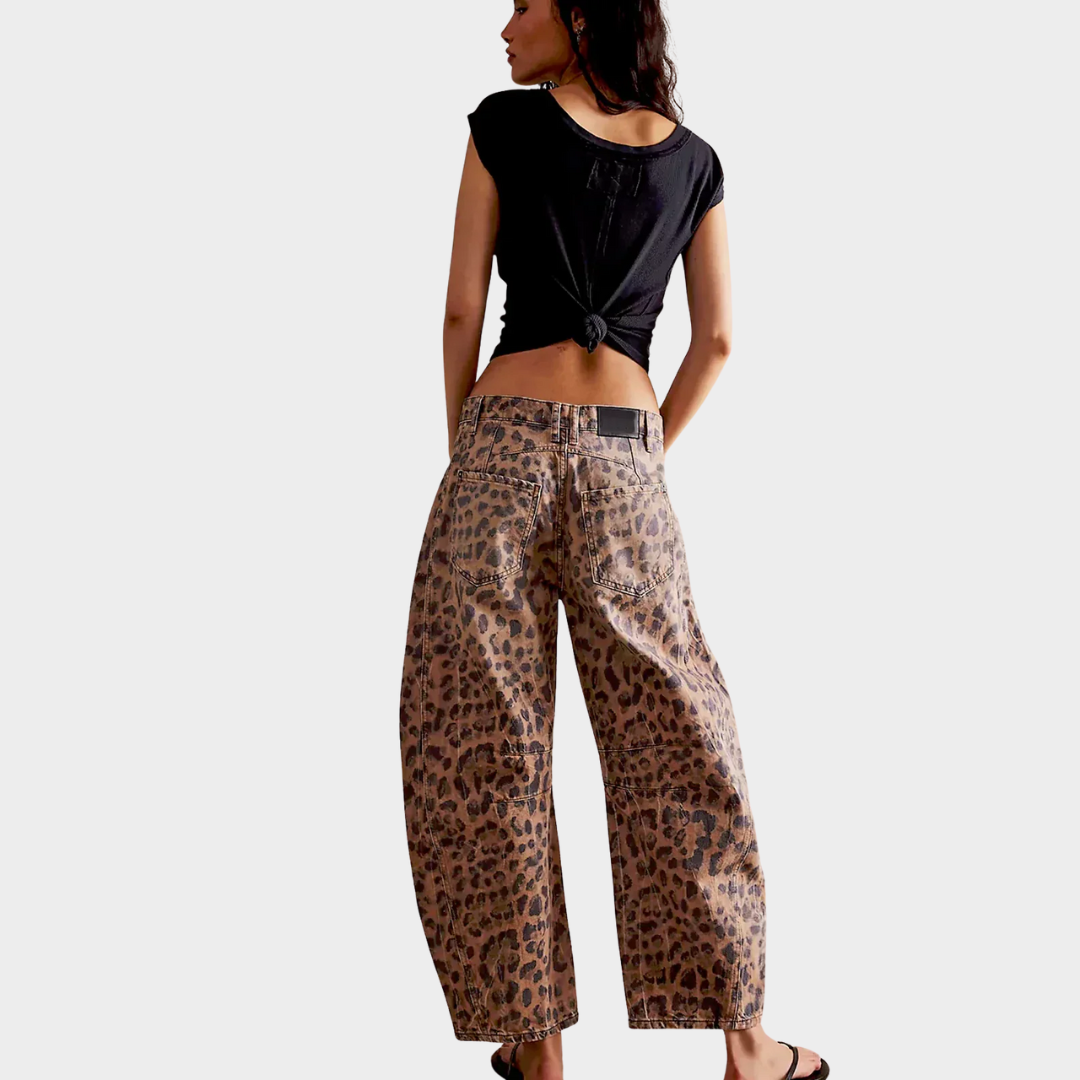 Edith Leopard Print Lounge Pants – Cozy & Fashionable