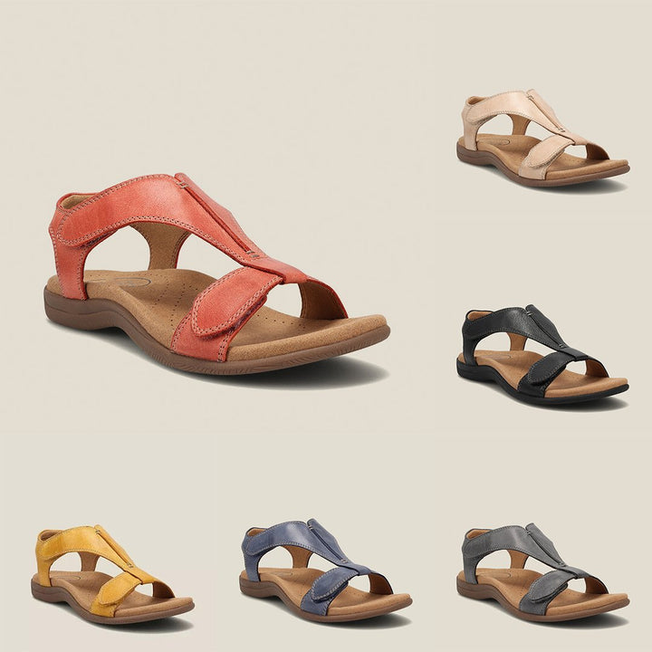 Giulora™ Casual Leather Orthopedic Sandals – Comfortable & Stylish