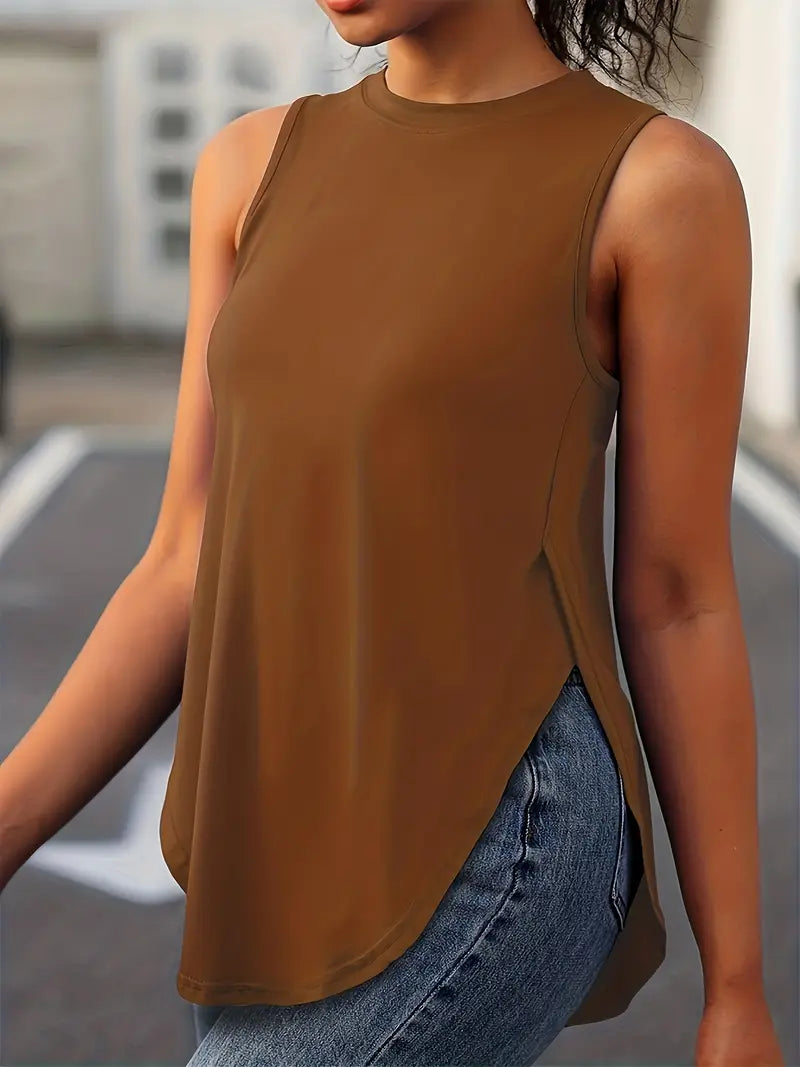 MYLES | CHIC SLEEVELESS SHIRT