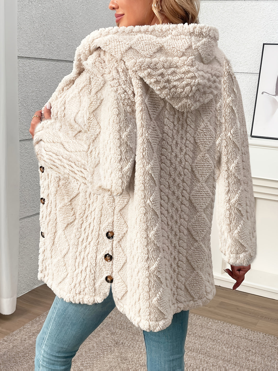 Celeste | Hooded Teddy Jacket