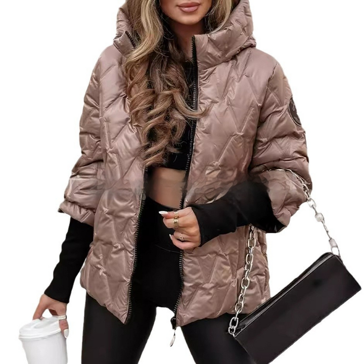 Elara Quilted Puffy Jacket – Chic & Cozy Outerwear