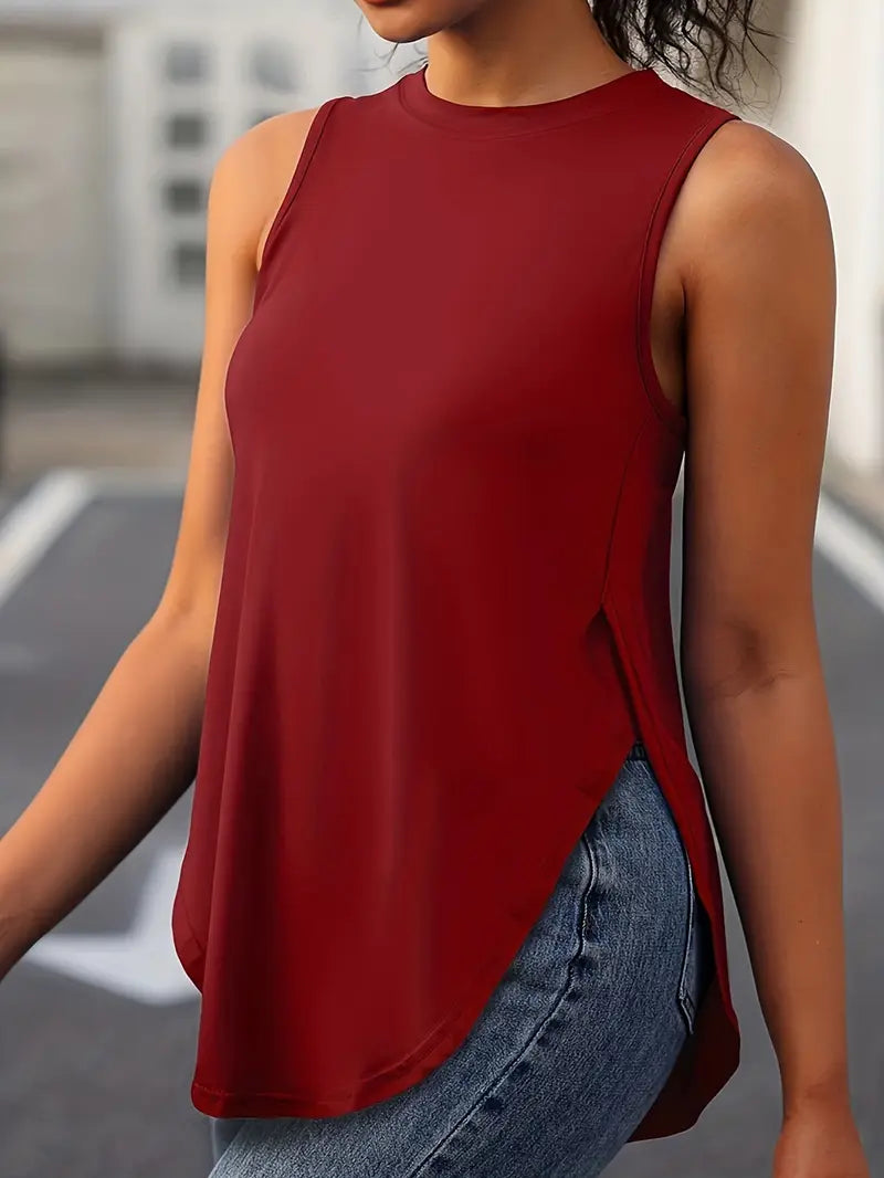 MYLES | CHIC SLEEVELESS SHIRT