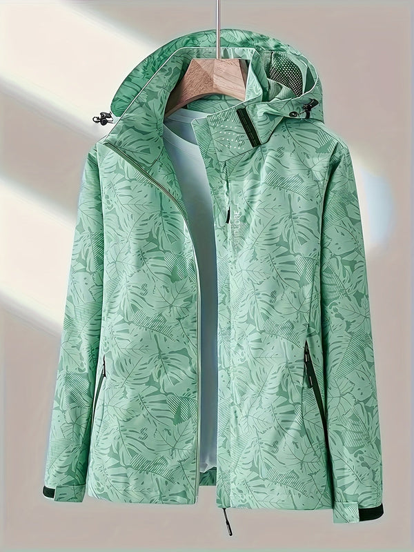 Evelyn | Botanical Windbreaker Jacket