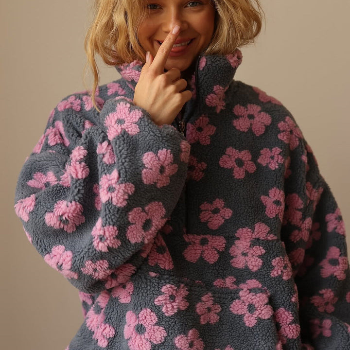 Maribel | Cozy Floral Fleece