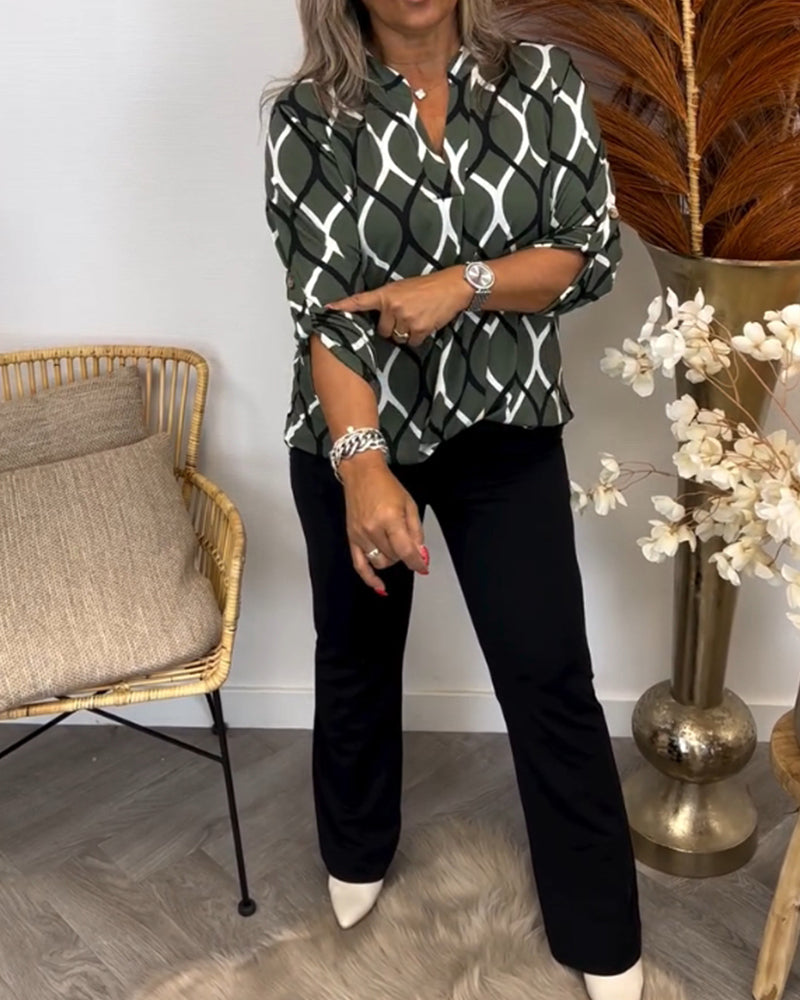 Harper | Graphic Print Blouse