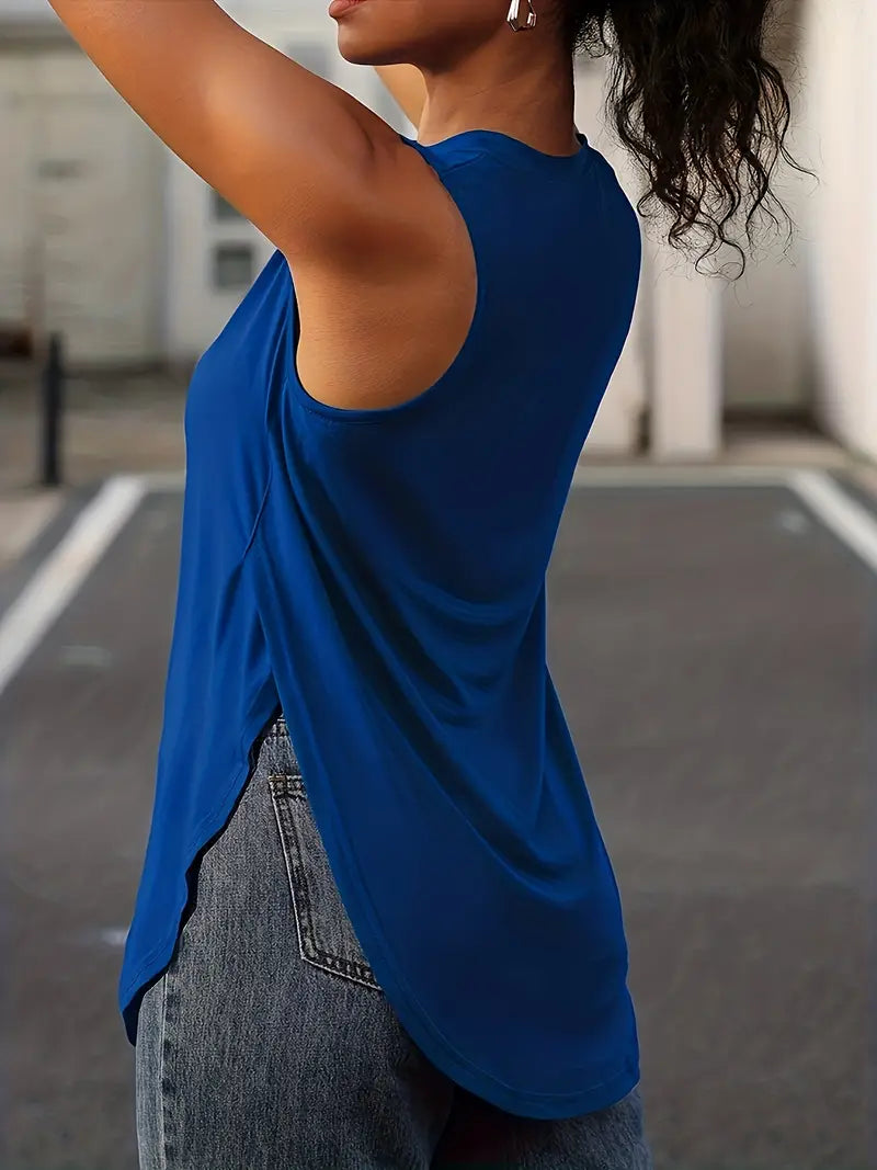 MYLES | CHIC SLEEVELESS SHIRT