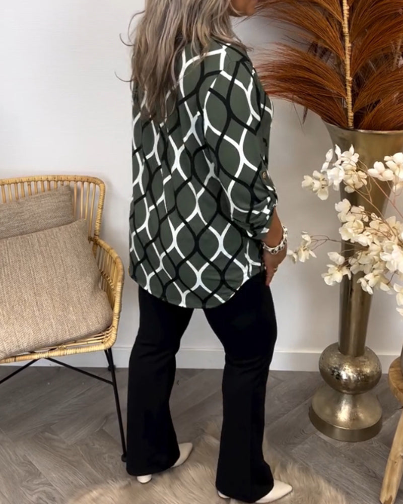 Harper | Graphic Print Blouse