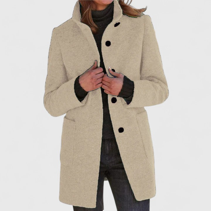 Grace | Elegant Wool-Blend Coat